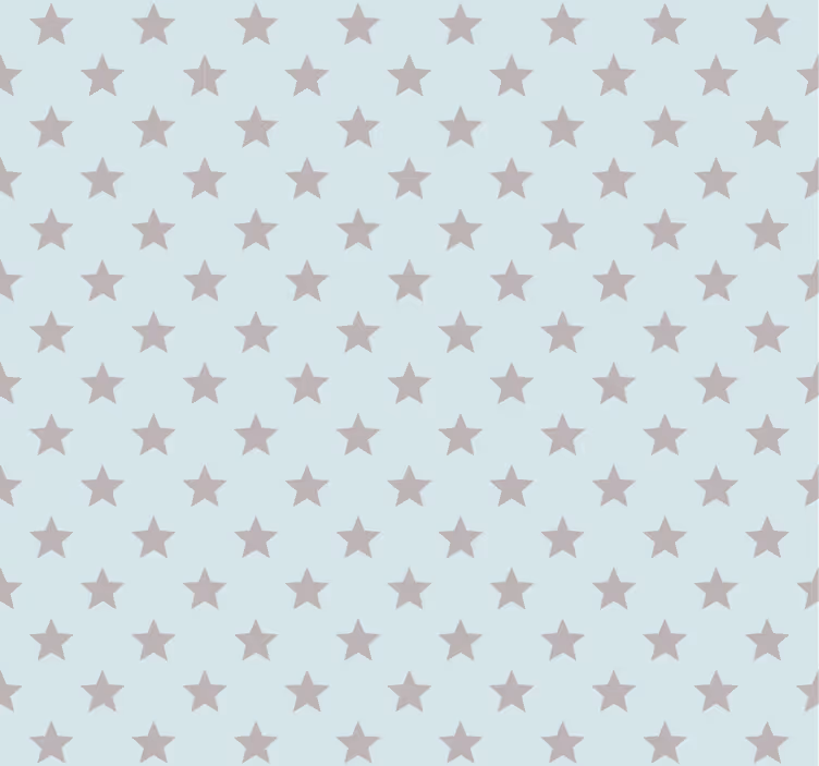 Toile fenêtre chambre adolescent fond bleu étoiles grises - TenStickers