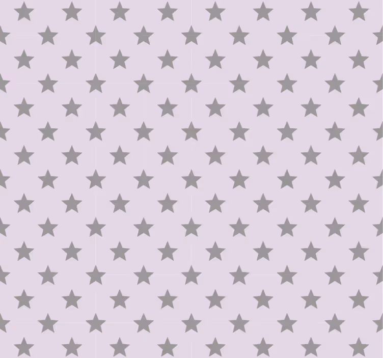 Toile fenêtre chambre adolescent étoiles grises fond rose - TenStickers