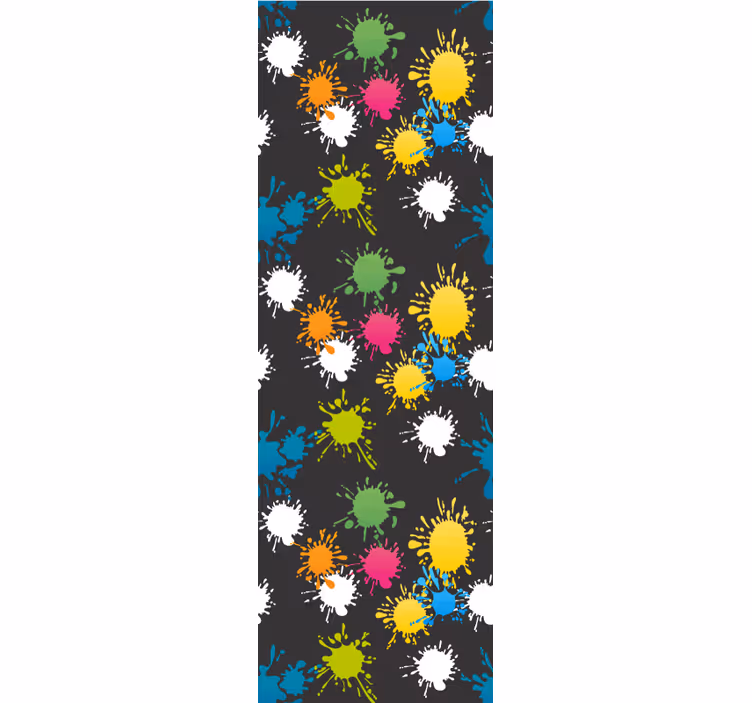 Toile fenêtre chambre adolescent fête des couleurs - TenStickers