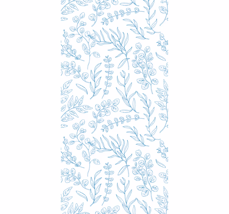Toile fenêtre chambre adolescent plantes fines - TenStickers