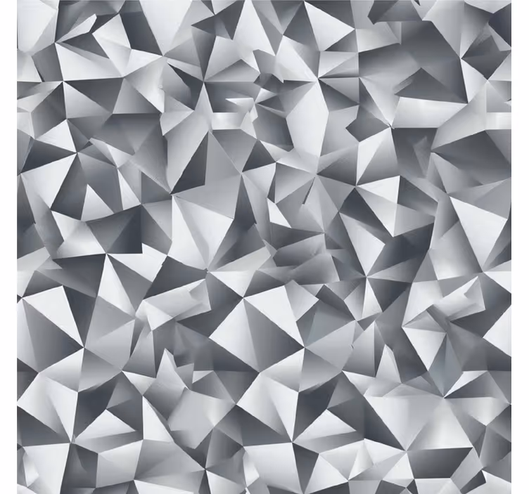 Toile fenêtre moderne diamants gris - TenStickers
