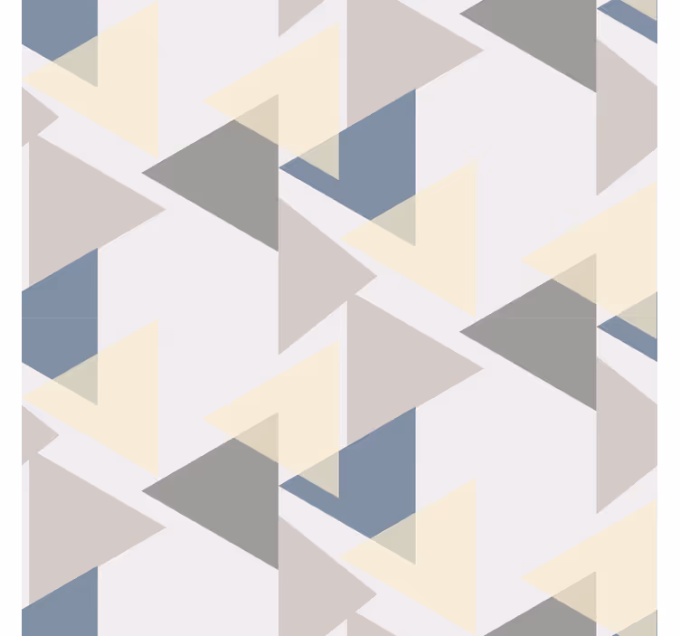 Toile fenêtre moderne triangles verticaux - TenStickers