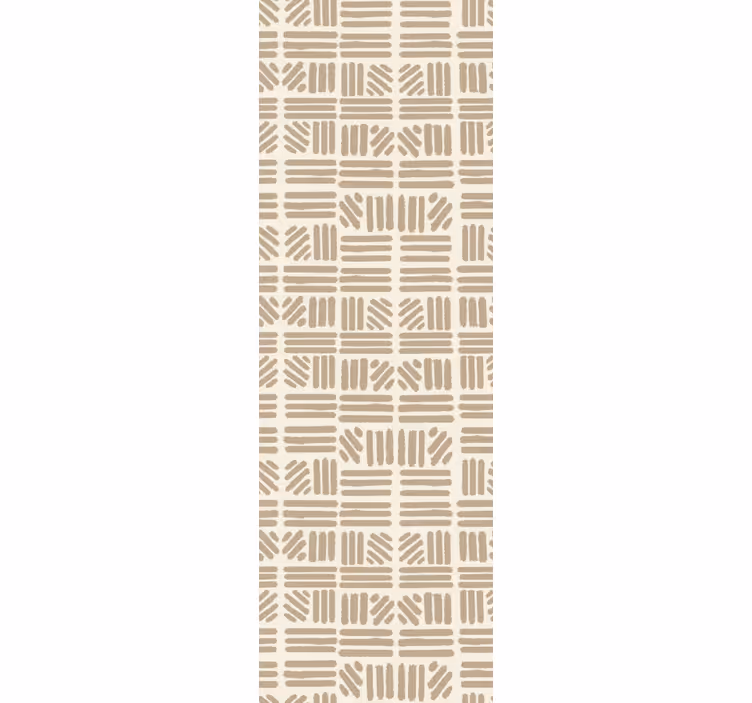 Toile fenêtre moderne motifs de lignes géométriques - TenStickers