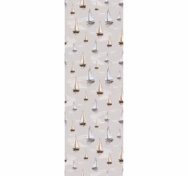 Toile fenêtre moderne motif de voilier élégant - TenStickers