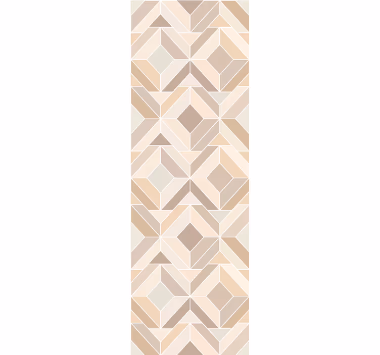 Toile fenêtre moderne motif beige à rayures - TenStickers