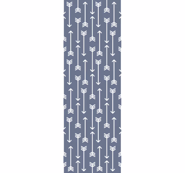 Toile fenêtre moderne rayures fléchées minimalistes - TenStickers