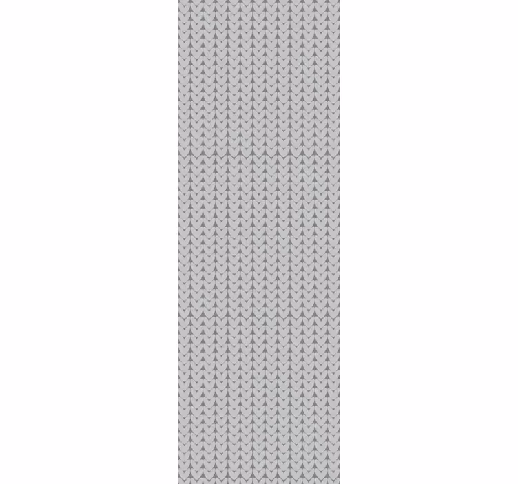 Toile fenêtre moderne motif vertical gris minimaliste - TenStickers