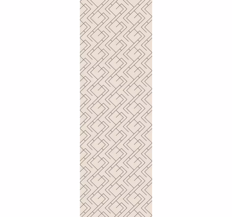 Toile fenêtre moderne design style mid-century - TenStickers