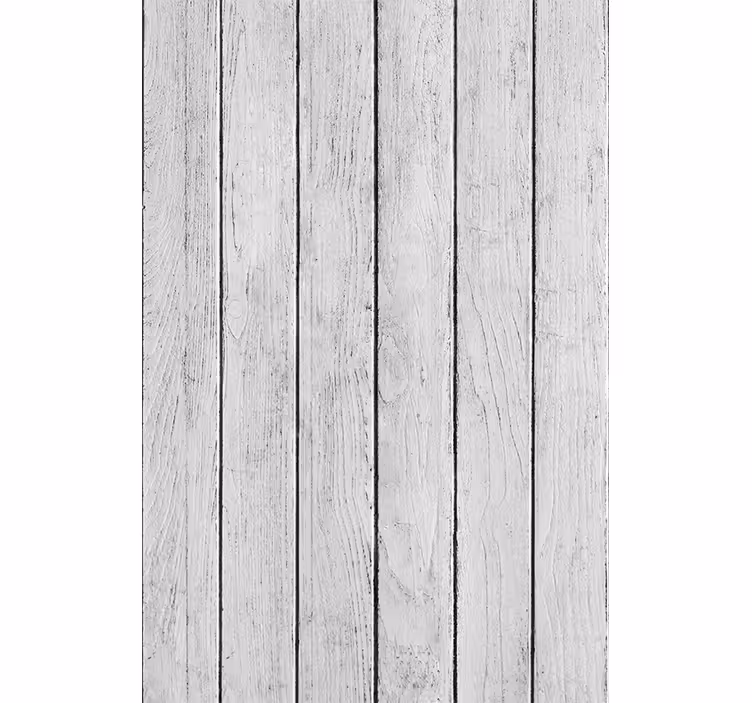 Toile fenêtre moderne lames blanches japandi - TenStickers