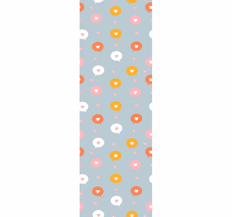 Toile fenêtre moderne modèles de messages d'amour - TenStickers