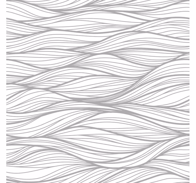 Toile fenêtre moderne textures de vagues fond blanc - TenStickers