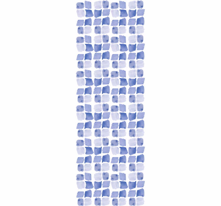 Toile fenêtre moderne motif aléatoire carré halftone - TenStickers