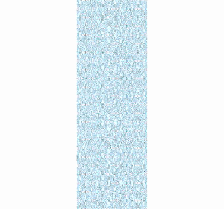 Toile fenêtre moderne motif de vagues différentes - TenStickers