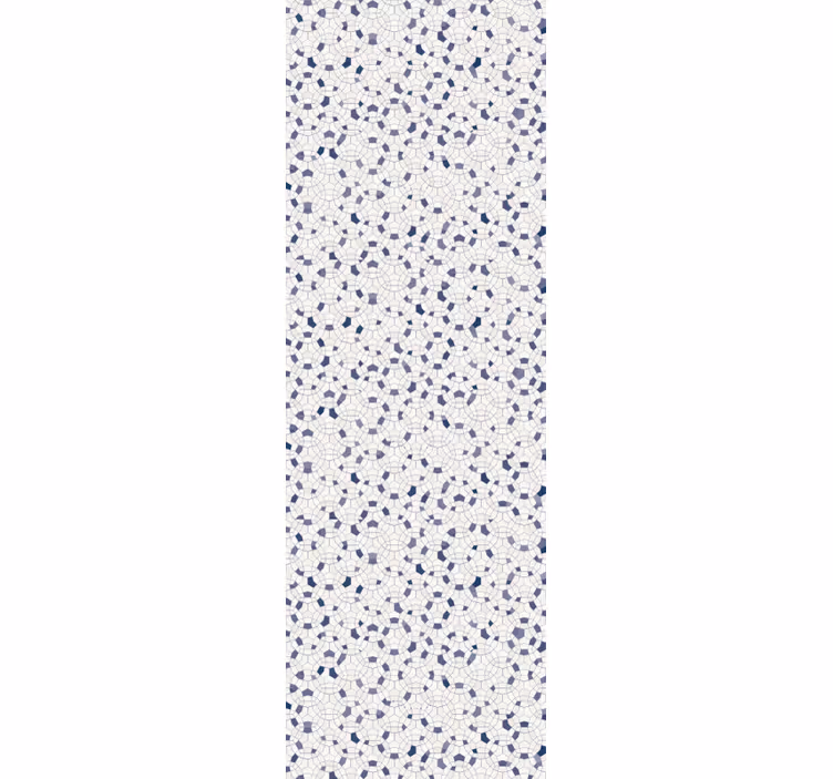 Toile fenêtre moderne cercles et diamants - TenStickers