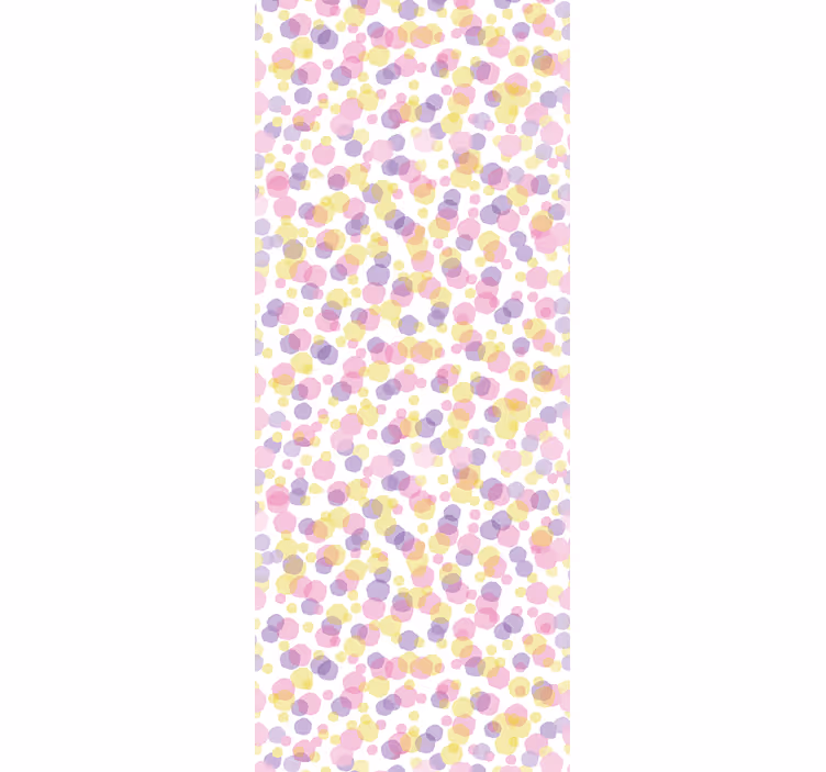Toile fenêtre moderne pois aquarelle - TenStickers