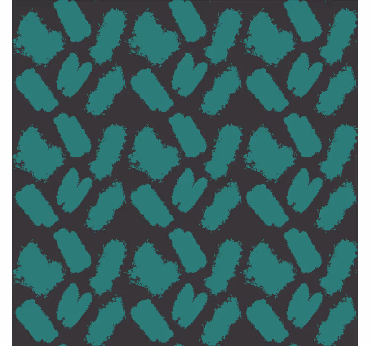 Toile fenêtre moderne peinture noire et verte - TenStickers