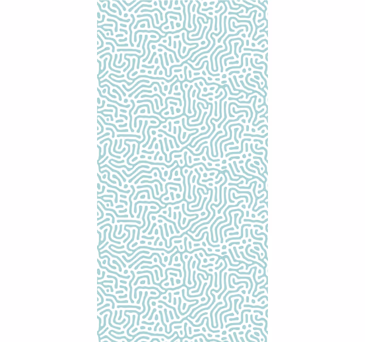 Toile fenêtre moderne motif nature vert et blanc - TenStickers