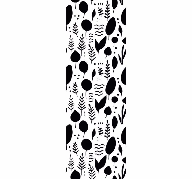 Toile fenêtre moderne images nature noir et blanc - TenStickers