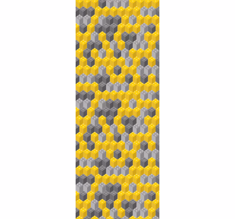 Toile fenêtre moderne blocs de construction pantone - TenStickers