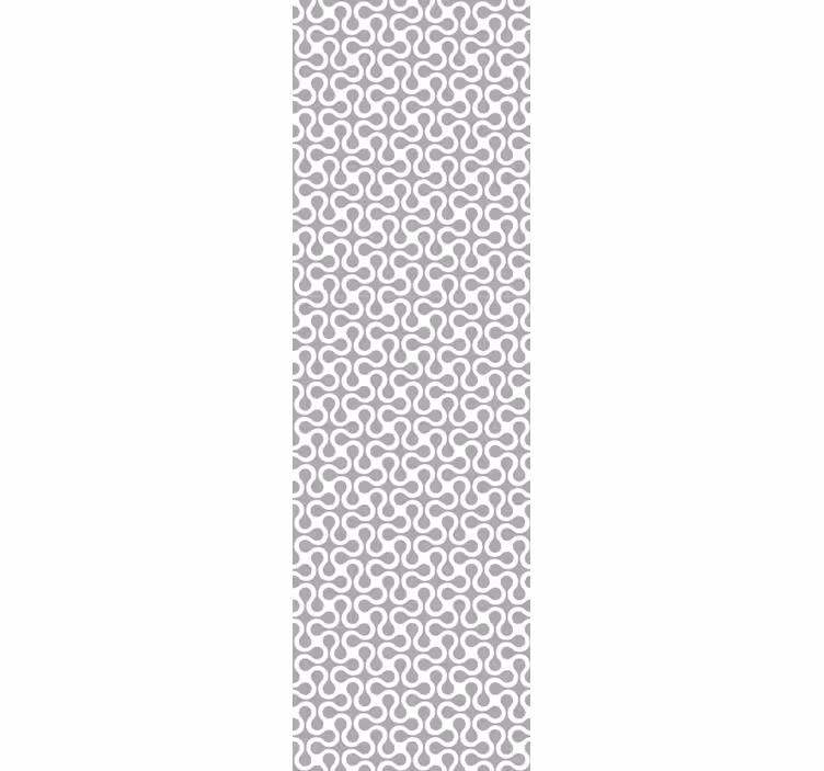 Toile fenêtre moderne tourbillon blanc moderne - TenStickers