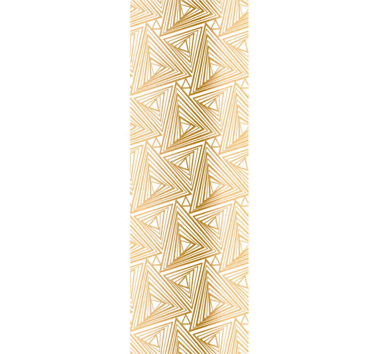 Toile fenêtre moderne variation géométrique minimaliste - TenStickers