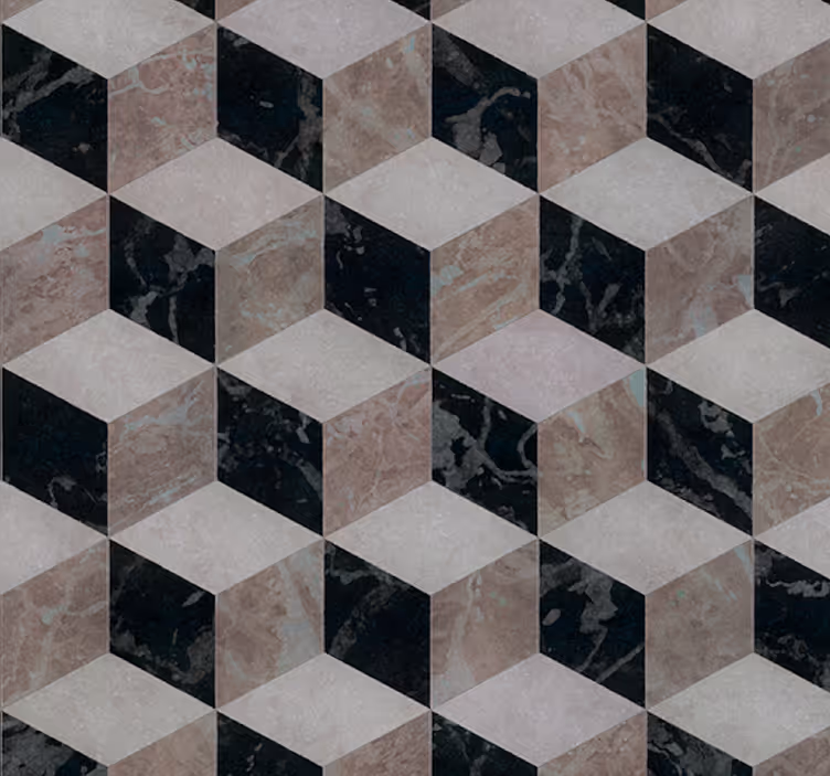 Toile fenêtre moderne carreaux 3d minimalistes - TenStickers