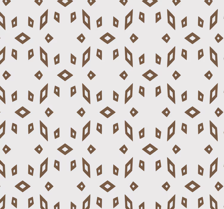 Toile fenêtre moderne motif marron-gris - TenStickers