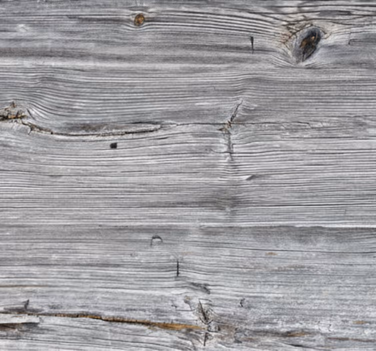 Toile fenêtre textures et motifs bois vieilli gris - TenStickers