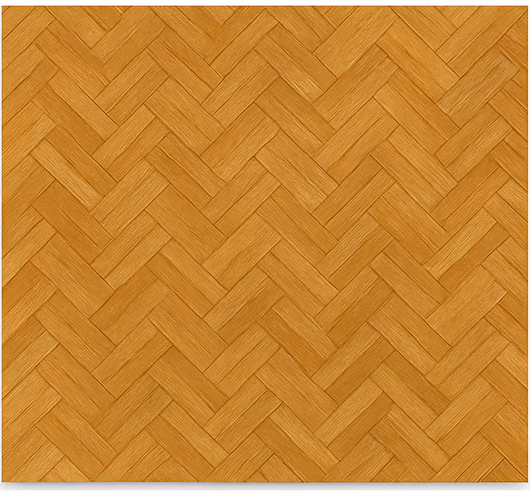 Toile fenêtre textures et motifs parquet chêne entrelacé - TenStickers