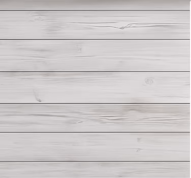 Toile fenêtre textures et motifs bois blanchi horizontal - TenStickers