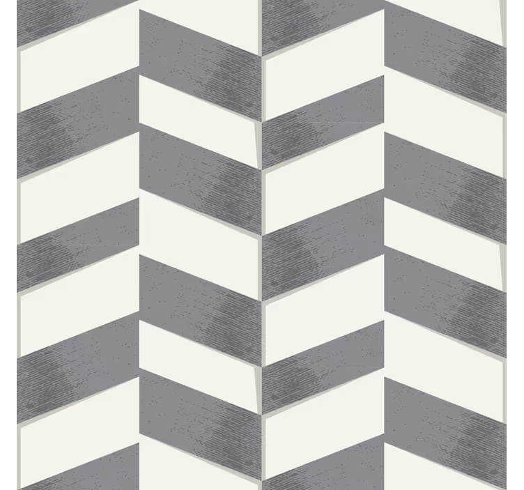 Toile fenêtre gris chevrons gris - TenStickers