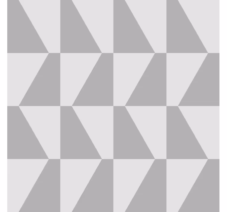 Toile fenêtre gris trapèze gris - TenStickers