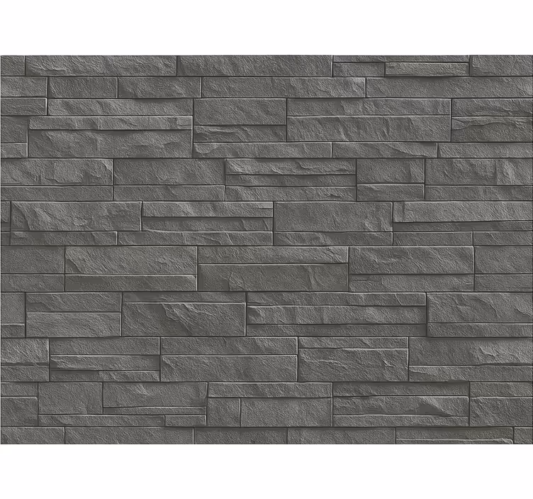Toile fenêtre gris pierre de ledge charbon - TenStickers