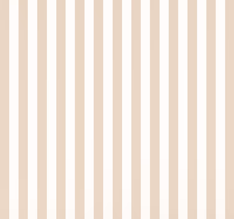 Toile fenêtre beige rayée - TenStickers