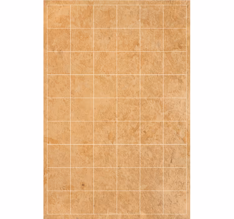 Toile fenêtre beige carrés beige clair - TenStickers