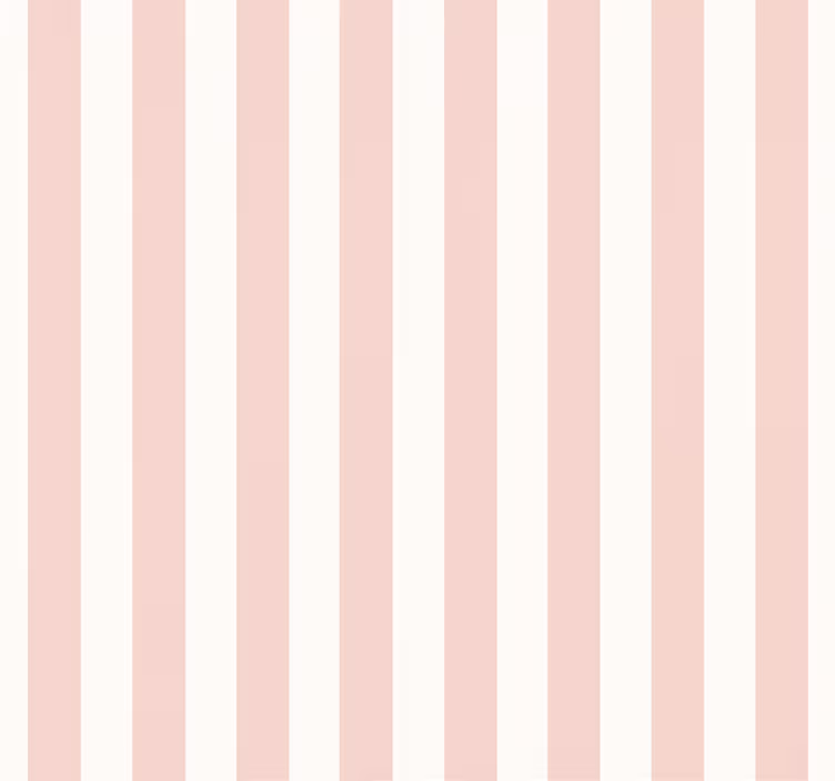 Toile fenêtre rose rayures roses et blanches - TenStickers