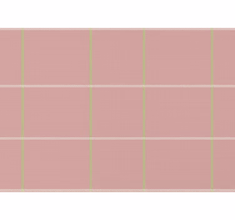 Toile fenêtre rose motif moderne rose - TenStickers
