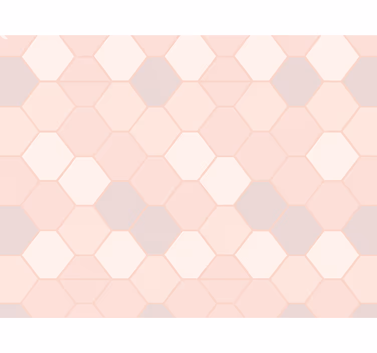Toile fenêtre rose figures abstraites modernes roses - TenStickers