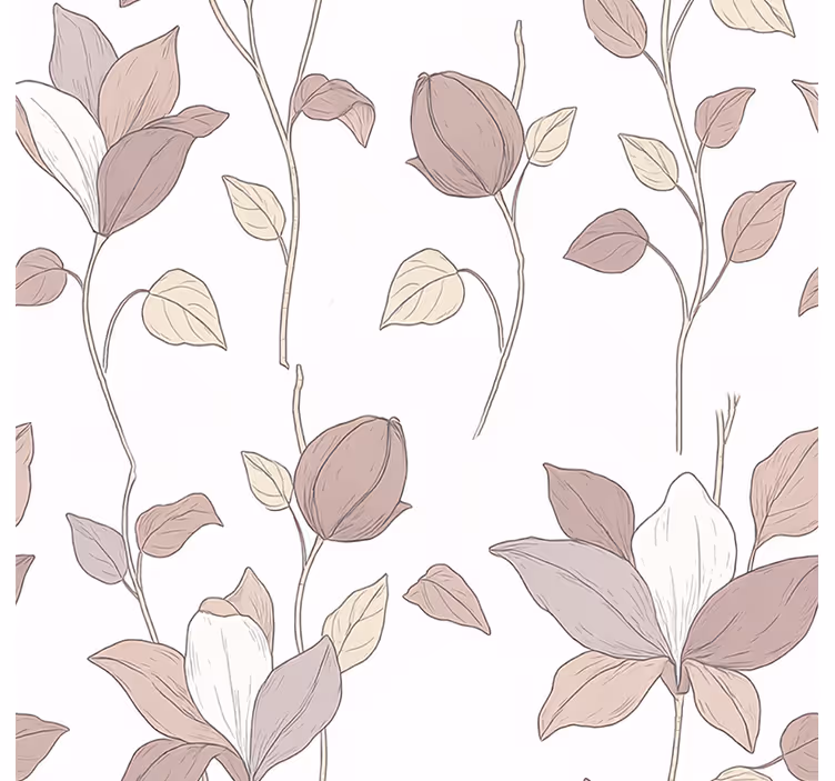 Toile fenêtre rose fleurs roses - TenStickers
