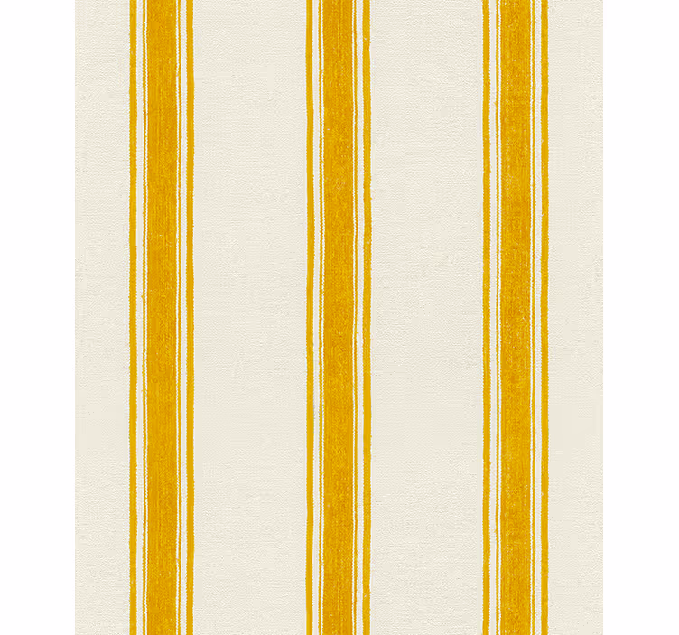 Toile fenêtre jaune lignes verticales jaunes - TenStickers