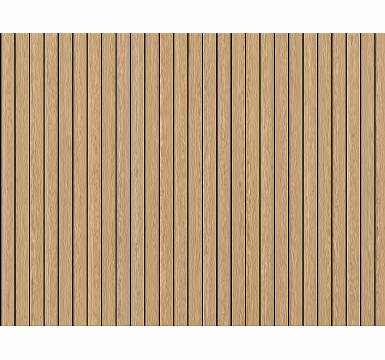Toile fenêtre élégante lamelles de bois verticales - TenStickers
