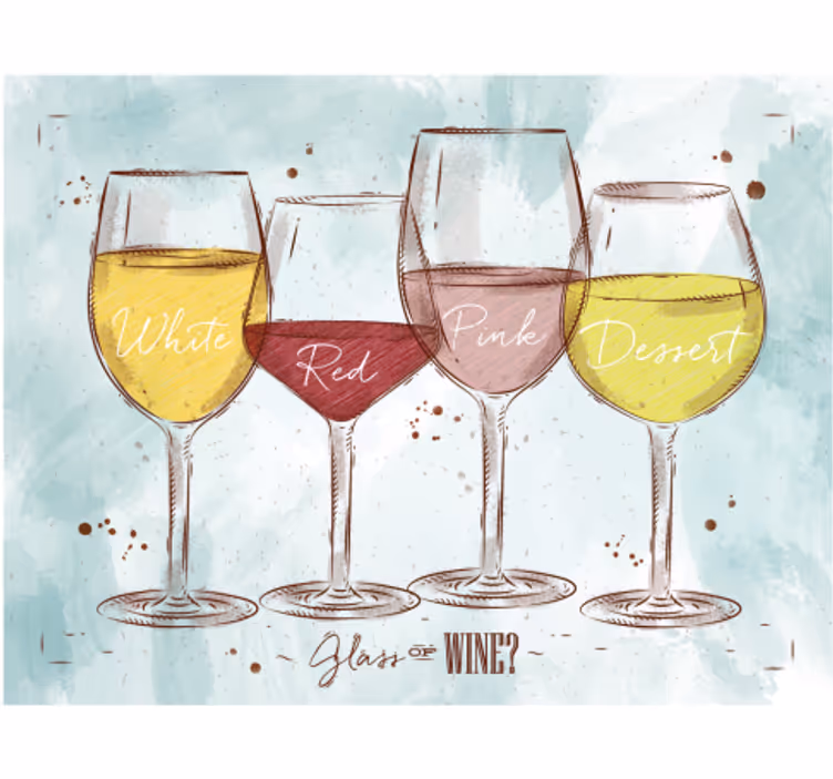 Toile fenêtre cuisine rustique vin - TenStickers