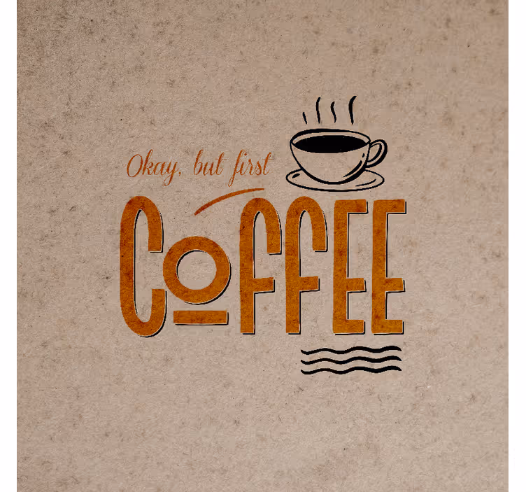 Toile fenêtre cuisine belle phrase vintage - TenStickers