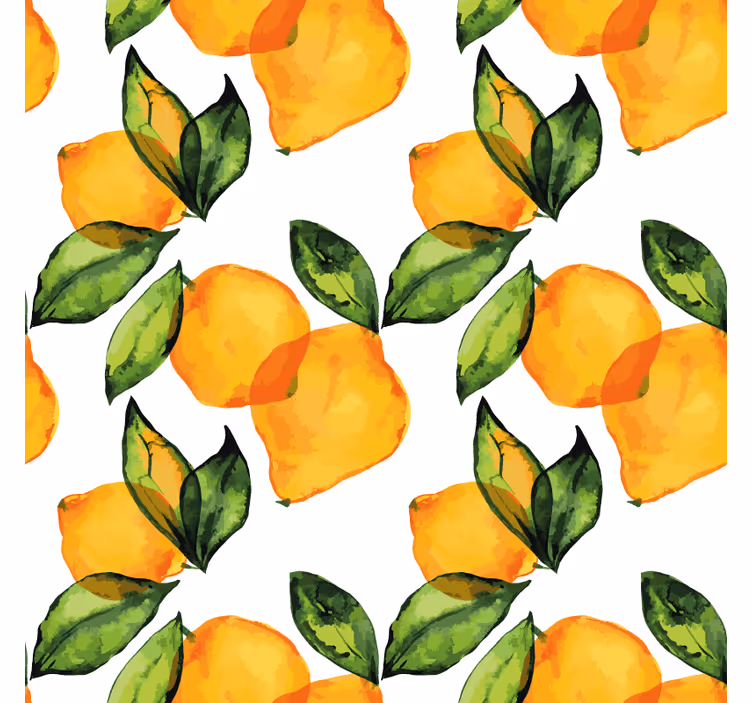 Toile fenêtre cuisine citron style méditerranéen - TenStickers