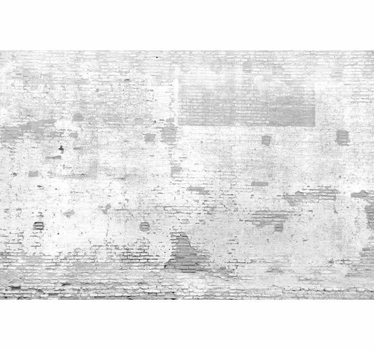 Toile blanche fenêtre mur ancien blanc - TenStickers