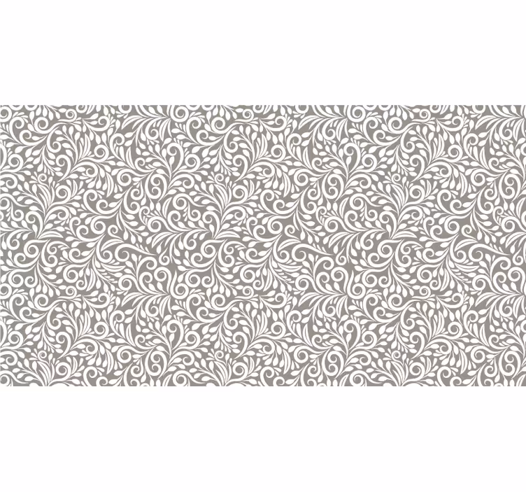 Toile fenêtre gris motif "ruskin" gris - TenStickers