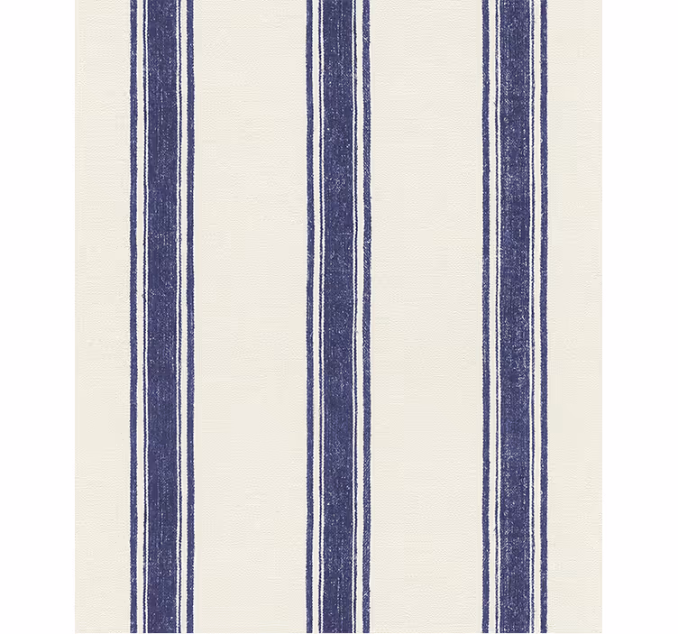 Toile fenêtre bleu lignes verticales bleu marine - TenStickers