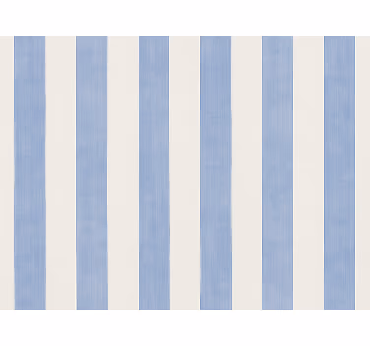 Toile fenêtre bleu rayures bleues et blanches - TenStickers