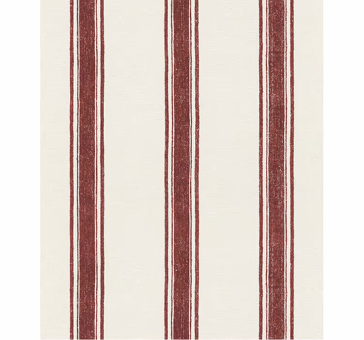 Toile fenêtre moderne lignes verticales rouges - TenStickers
