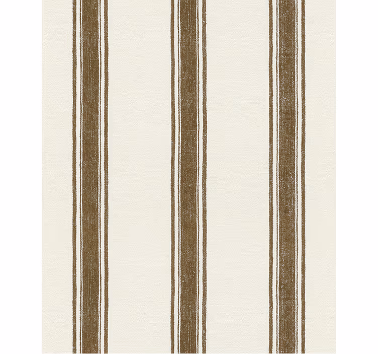 Toile fenêtre moderne lignes verticales moka - TenStickers